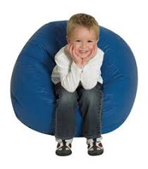 26 Round Bean Bag Blue Bean Bag Chair Childrens Bean Bag Chair Blue Bean Bags