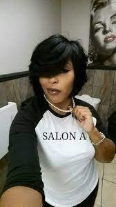 Feathered Natural Hair Styles Short Hair Styles Quick Weave Hairstyles
