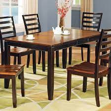 Shop all colors and styles! Abaco Rectangular Solid Wood Casual Dining Table In Two Tone Cherry Ab300t