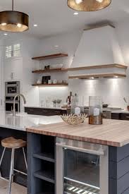 Modern Farmhouse Kitchen Design Island With Beverage Centre Modern Farmhouse Trickle Creek Trendy Farmhouse Kitchen Kitchen Design Open Kitchen Island Design
