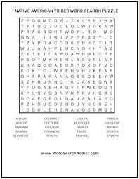 Check spelling or type a new query. Native American Tribes Printable Word Search Puzzle Word Search Addict