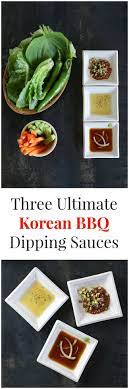 Three Ultimate Korean Bbq Dipping Sauces Recipe Food Korean Bbq Dipping Sauce Bbq Dipping Sauce