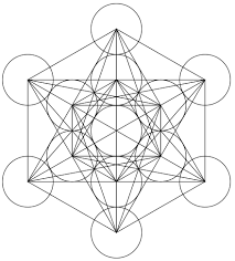 Metatron S Cube Wikipedia The Free Encyclopedia Tatuagem Geometrica Sagrada Geometria Sagrada Arte Geometrica