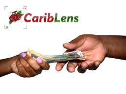 Picture of money exchanging hands. Black Hands Exchanging Money Or Giving Away Money Cariblens