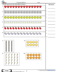 The sheets here are counting sheets which involve counting to 10 with animals and vehicles. Counting Worksheets Free Distance Learning Worksheets And More Commoncoresheets