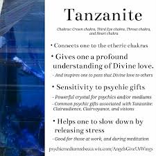 Tanzanite Crystal Meaning Energy Crystals Crystal Healing Stones Tanzanite