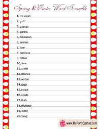 7 Free Printable Spring Word Scramble Puzzles In 2021 Spring Words Free Printables Word Bank
