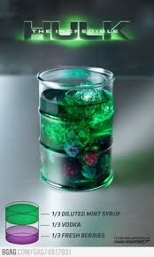 Hulk Drink Hulk Drink Alcoholic Drinks Mint Syrup Recipe