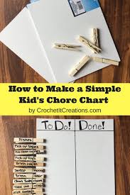 Keep Your Home Organized By Using This Kids Chore Chart By