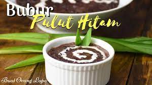 Senang gila nak buat bubur pulut hitam ni tau! Bubur Pulut Hitam Youtube