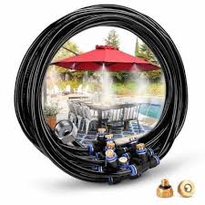 Outside Atomization Cooling System For Terrace Backyard Trampoline Water Park Backyard Trampoline Water Park Trampoline