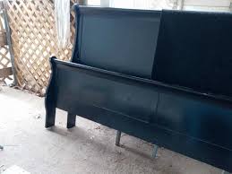 Perfect for storing quilts, pillows and bed linen. Black King Size Bed Frame Headboard And Footboard For Sale In Mabank Tx 5miles Buy And Sell