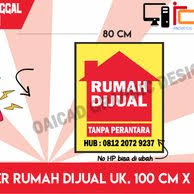 Website database properti terbesar di indonesia. Jual Banner Rumah Dijual Di Lapak Hamerdin Bukalapak