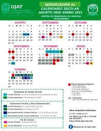 La información se muestra por mes e incluye el número de semana. Nuevo Calendario Del Cele Idiomas En El Cele Ujat Facebook