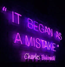 Find What You Love And Let It Kill You Blue Neon Neon Quotes Lovequotes Neon Quotes Neon Words Bukowski