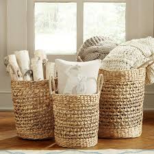 Fairport Seagrass 3 Piece Wicker Basket Set Wicker Baskets Basket Sets Seagrass Basket
