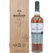 Macallan Fine Oak 25 Years Old Triple Cask Matured En Holzkiste 43 00 0 7 L Online Store Of Whiskey Wines Beers And Champagnes