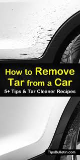Gas and oil should be removed from the asphalt as soon. 5 Easy Ways To Remove Tar From A Car