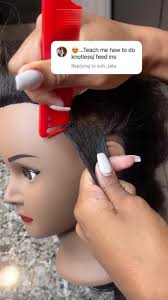 How to start a knotless braid 💕