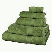 Crafted from beautifully soft cotton, our bathroom towel sets offer provide comfort, ultimate absorbency and warmth, and are available in a range of colours to suit your taste. Olive Green Towels Wilko Uk Green Towels Egyptian Cotton Towels Towel