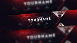 Customizing it is really simple, just type in your information and play around with the graphics. Photoshop Gaming Banner Template Youtube