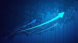 Online stock trading education and reviews. Business Candle Stick Graph Chart Of Stock Market Investment Trading On Blue Background Stock Market Investing Stock Market Blue Backgrounds
