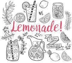 Black And White Lemonade Pitcher Clipart Doodle Hand Drawn Lemonade Summer Clip Art Mason Jar Clipart Etsy In 2020 How To Draw Hands Bullet Journal Themes Bullet Journal Doodles