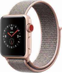 Best Buy Apple Watch Series 3 Gps Cellular 38mm Gold Aluminum Case With Pink Sand Sport Loop Gold Aluminum Verizon Mqju2ll A Buy Apple Watch Apple Watch Apple Watch Bands