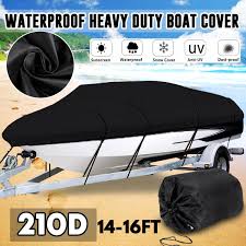 Maybe you would like to learn more about one of these? Heavy Duty 210d Waterproof Boat Cover Fishing Ski Bass V Hull Runabouts Anti Uv 4 Sizes 14 16ft Buy Online At Best Prices In Srilanka Daraz Lk