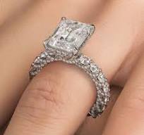 5 Carat Emerald Cut Micropavé Lucida Setting