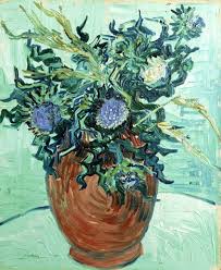 About vincent van gogh vincent van gogh was the son of a pastor and a preacher himself for a while. Flower Vase With Thistles Vincent Van Gogh Collection Pola Museum Of Art