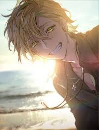 Anime Boy Black And Yellow Hair Eye Yellow Inspiration 68 Ideas Anime Smile Anime Boy Smile Cute Anime Guys