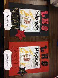 Band Locker Sign Band Fundraisers Locker Signs Senior Night Posters