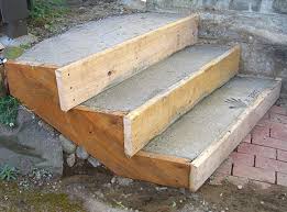 Best practices include steel angle brackets and bolts rather than screws. Build Concrete Steps Step By Step Guide