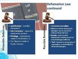 It supersedes the short title libel act. Defamation In Cyber Space Should Social Media Be