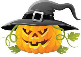 Large Transparent Halloween Pumpkin With Witch Hat Clipart Halloween Clipart Halloween Pumpkins Halloween Digital