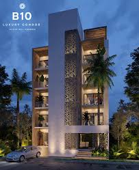 #construccion #nuevayork #edificios #modernos #urbanismo #fachadas #buildings. Departamentos En Playa Del Carmen Edificios Modernos Diseno De Villa Fachada Arquitectura