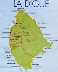 Karten Der Seychellen Inseln Mahe La Digue Und Praslin