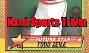 Well, what do you know? Hard Sports Trivia 15 Random Baseball Edition