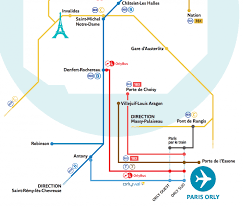 Orly Transport Map Paris Airport Paris Tourist Paris