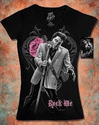 Rocking Rockabilly Rock And Roll Junior Women V Neck T Shirt Dga David Gonzales Dga Graphictee Rockabilly V Neck T Shirt Rock And Roll