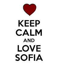 Keep calm and love sofia carson. Keep Calm And Love Sofia Valentines Day Gift Present T Shirt