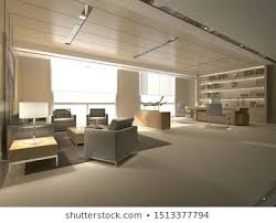 3d Render Of Working Office Interior Illustration Royalty Free Images Stock Office Interiors Interior Interior Illustration
