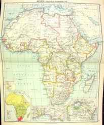 Map of colonial africa as in 1913, with modern borders. The Scramble For Africa Stjohns