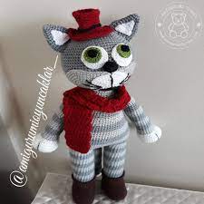 amigurumi tom kedi krose sapka amigurumi tig isleri