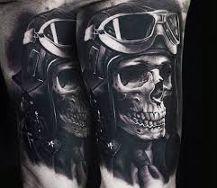 Best Black And Grey Realism Tattoo Artists In The World Pilot Skull Tattoo By Sergey Butenko Post 19735 Dragon Tattoo With Skull Skull Tattoo Pilot Tattoo