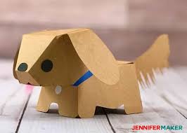 How do you make a triangle in origami? Make Paper Dog Puppy Boxes So Adorable Jennifer Maker