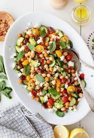 Mediterranean Chickpea Salad Recipe Love And Lemons Recipe Lunch Recipes Healthy Chickpea Salad Recipes Chickpea Salad