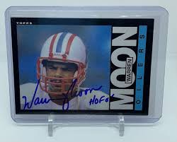 That he succeeded given what he went through to get to the nfl is an amazing story. Warren Moon Autographed 1985 Topps Rookie Card Sports Cards Investing