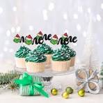 Christmas Cupcake Toppers 24-Piece - Merry Christmas Toothpick Flags For  Holiday Party Decorations Holiday Party Cake Decorations 24 Pack
